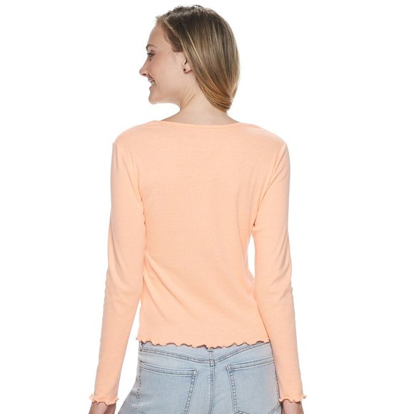 New! AC/DC Rock Band Tour Crop Ruffle Baby T-Shirt - Picture 2 of 3